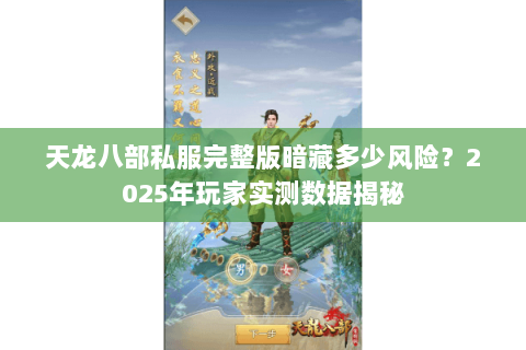 天龙八部私服完整版暗藏多少风险？2025年玩家实测数据揭秘