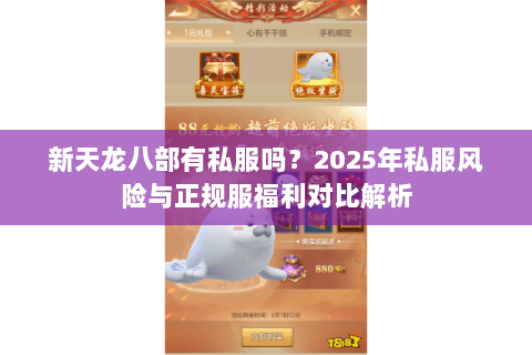 新天龙八部有私服吗？2025年私服风险与正规服福利对比解析