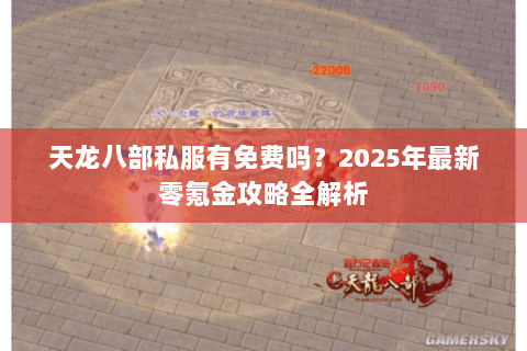 天龙八部私服有免费吗？2025年最新零氪金攻略全解析