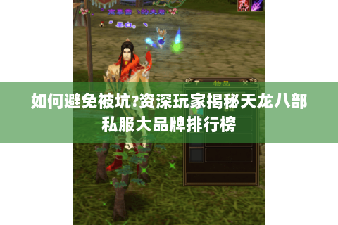 如何避免被坑?资深玩家揭秘天龙八部私服大品牌排行榜