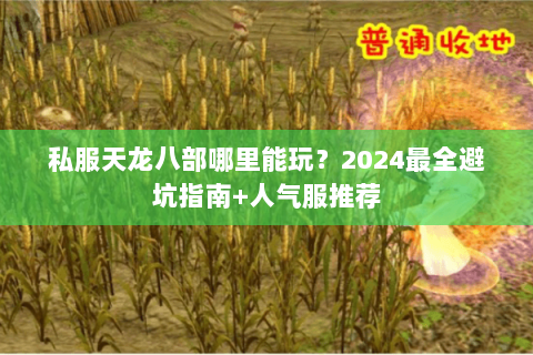 私服天龙八部哪里能玩？2024最全避坑指南+人气服推荐