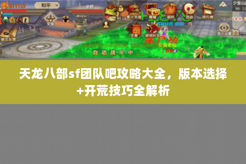天龙八部sf团队吧攻略大全，版本选择+开荒技巧全解析