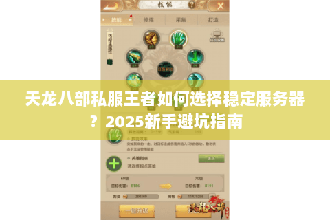 天龙八部私服王者如何选择稳定服务器？2025新手避坑指南