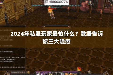 2024年私服玩家最怕什么？数据告诉你三大隐患