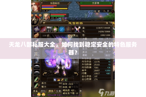 天龙八部私服大全，如何找到稳定安全的特色服务器？