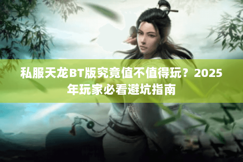 私服天龙BT版究竟值不值得玩？2025年玩家必看避坑指南