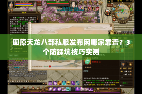固原天龙八部私服发布网哪家靠谱？3个防踩坑技巧实测