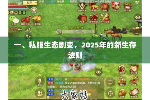 一、私服生态剧变，2025年的新生存法则
