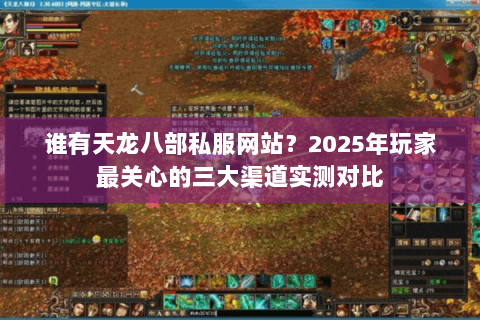 谁有天龙八部私服网站？2025年玩家最关心的三大渠道实测对比
