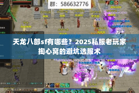 天龙八部sf有哪些？2025私服老玩家掏心窝的避坑选服术