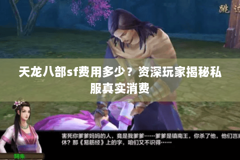 天龙八部sf费用多少？资深玩家揭秘私服真实消费