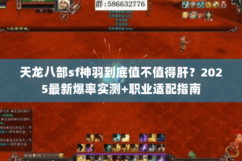 天龙八部sf神羽到底值不值得肝？2025最新爆率实测+职业适配指南
