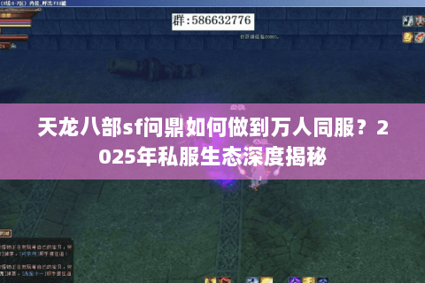 天龙八部sf问鼎如何做到万人同服？2025年私服生态深度揭秘