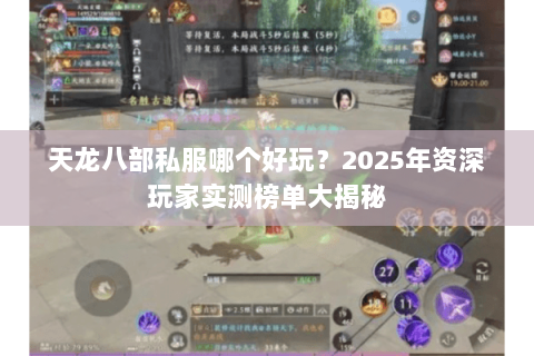 天龙八部私服哪个好玩？2025年资深玩家实测榜单大揭秘