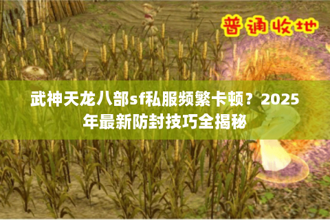 武神天龙八部sf私服频繁卡顿？2025年最新防封技巧全揭秘