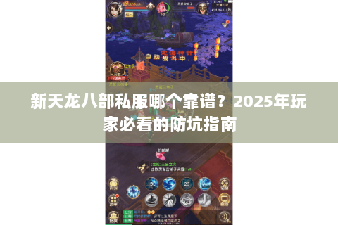 新天龙八部私服哪个靠谱？2025年玩家必看的防坑指南