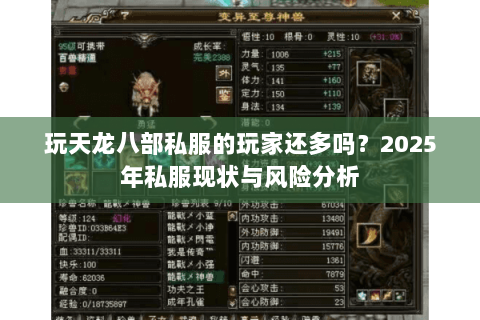 玩天龙八部私服的玩家还多吗？2025年私服现状与风险分析