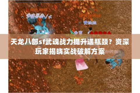 天龙八部sf武魂战力提升遇瓶颈？资深玩家揭晓实战破解方案