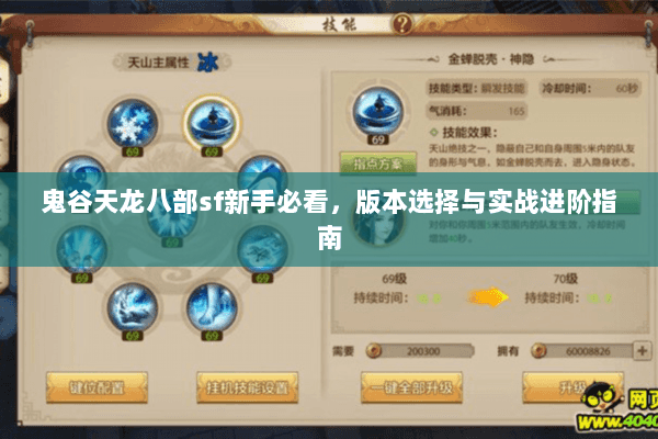鬼谷天龙八部sf新手必看，版本选择与实战进阶指南