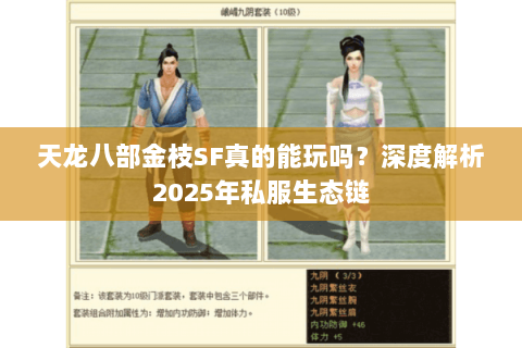 天龙八部金枝SF真的能玩吗？深度解析2025年私服生态链