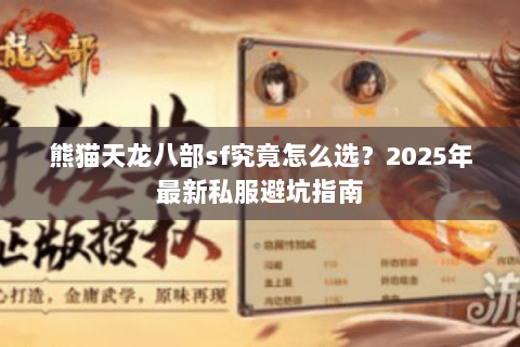 熊猫天龙八部sf究竟怎么选？2025年最新私服避坑指南