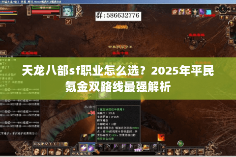 天龙八部sf职业怎么选？2025年平民氪金双路线最强解析