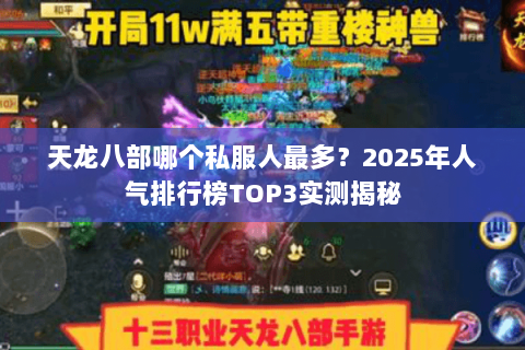 天龙八部哪个私服人最多？2025年人气排行榜TOP3实测揭秘