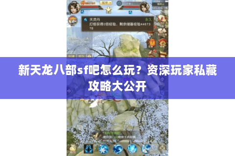新天龙八部sf吧怎么玩？资深玩家私藏攻略大公开