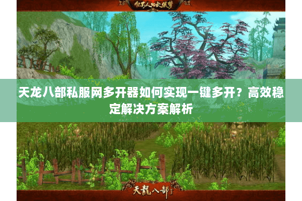 天龙八部私服网多开器如何实现一键多开？高效稳定解决方案解析