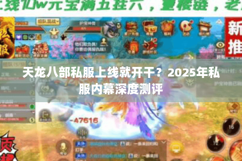 天龙八部私服上线就开干？2025年私服内幕深度测评