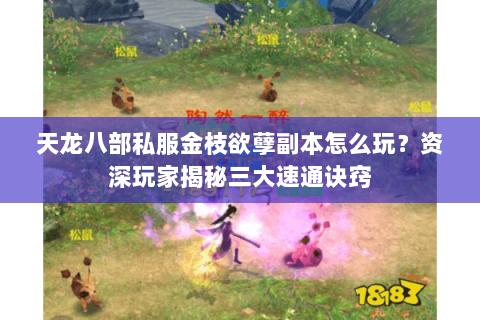 天龙八部私服金枝欲孽副本怎么玩？资深玩家揭秘三大速通诀窍