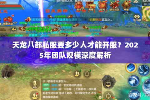 天龙八部私服要多少人才能开服？2025年团队规模深度解析
