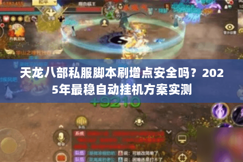 天龙八部私服脚本刷增点安全吗？2025年最稳自动挂机方案实测