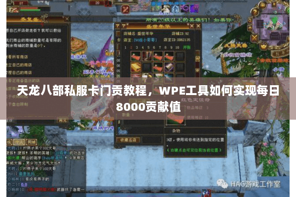 天龙八部私服卡门贡教程，WPE工具如何实现每日8000贡献值