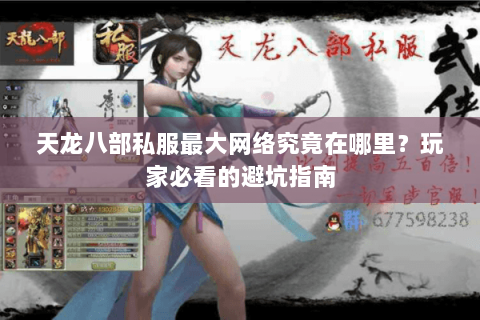天龙八部私服最大网络究竟在哪里？玩家必看的避坑指南