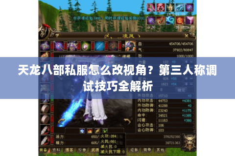天龙八部私服怎么改视角？第三人称调试技巧全解析