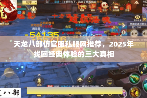 天龙八部仿官服私服网推荐，2025年找回经典体验的三大真相