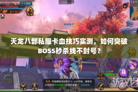 天龙八部私服卡血技巧实测,如何突破BOSS秒杀线不封号? 天龙八部私服卡血技巧实测,如何突破BOSS秒杀线不封号?