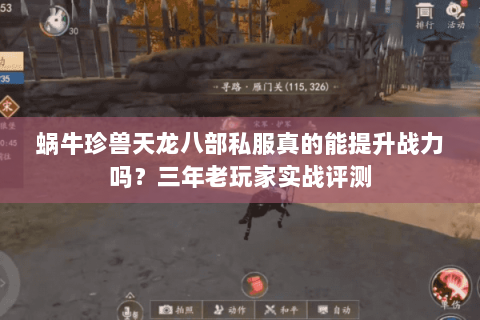 蜗牛珍兽天龙八部私服真的能提升战力吗？三年老玩家实战评测