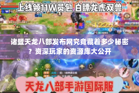 诸暨天龙八部发布网究竟藏着多少秘密？资深玩家的资源库大公开