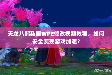 天龙八部私服WPE修改视频教程，如何安全实现游戏加速？