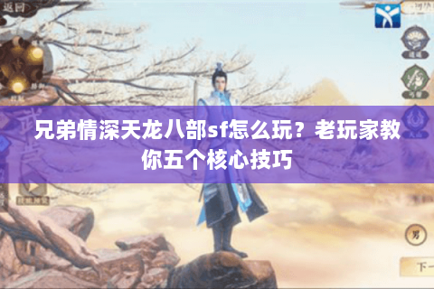 兄弟情深天龙八部sf怎么玩？老玩家教你五个核心技巧