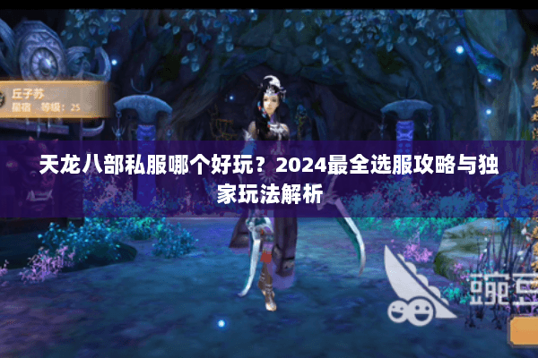 天龙八部私服哪个好玩？2024最全选服攻略与独家玩法解析