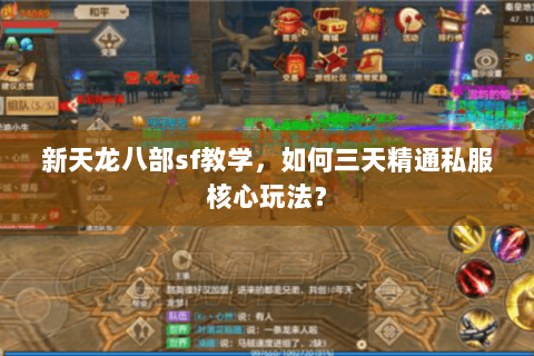 新天龙八部sf教学，如何三天精通私服核心玩法？