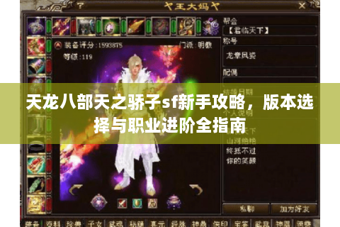 天龙八部天之骄子sf新手攻略，版本选择与职业进阶全指南
