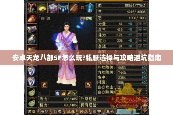 安卓天龙八部SF怎么玩?私服选择与攻略避坑指南