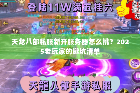 天龙八部私服新开服务器怎么挑？2025老玩家的避坑清单