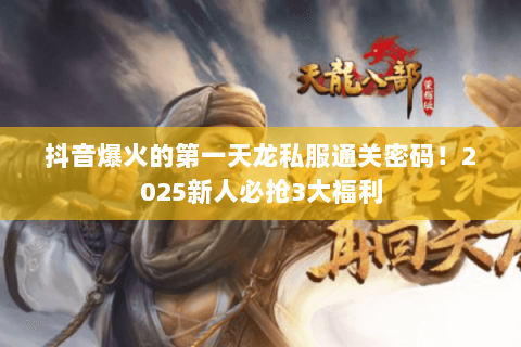 抖音爆火的第一天龙私服通关密码！2025新人必抢3大福利