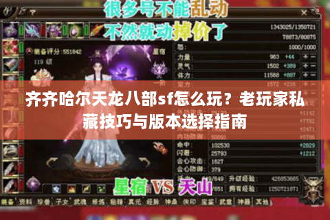 齐齐哈尔天龙八部sf怎么玩？老玩家私藏技巧与版本选择指南