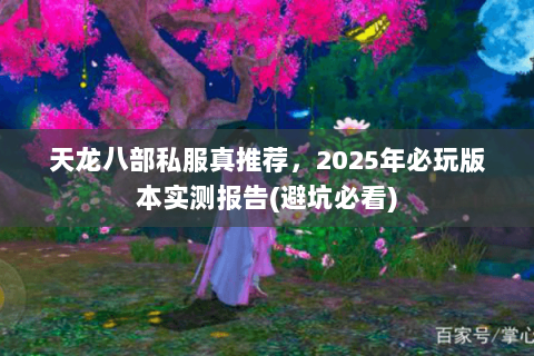 天龙八部私服真推荐，2025年必玩版本实测报告(避坑必看)
